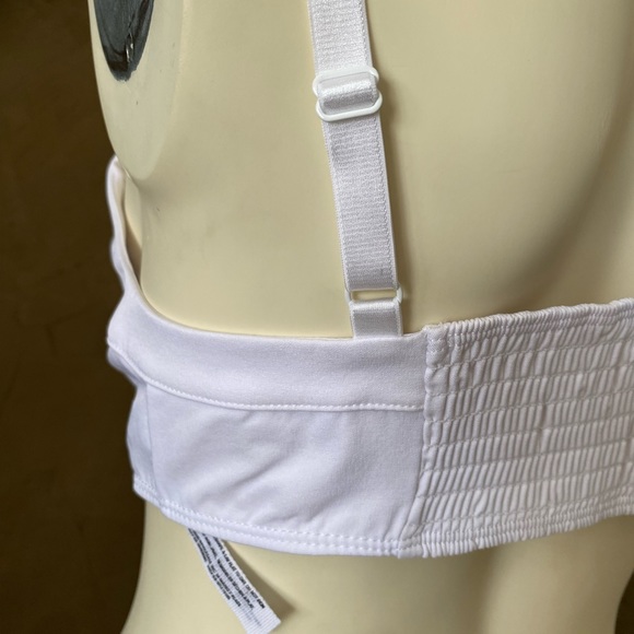 Free People Intimately Crop Bra Top, white size M - Picture 8 of 12